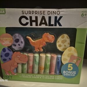 Surprise Dino Chalk Set - Multicolor -